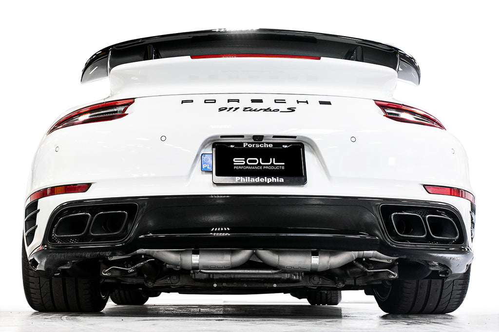 Porsche 991 Turbo SOUL Competition X-Pipe Exhaust System