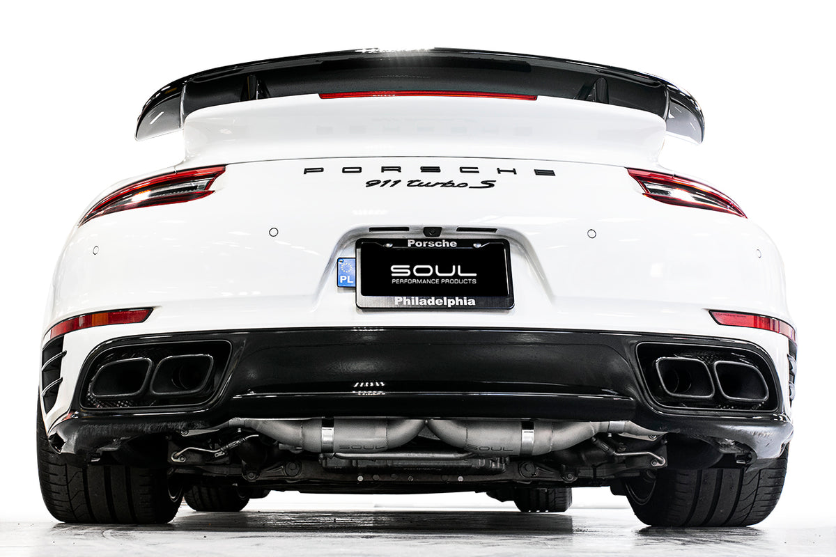 Porsche 991 Turbo SOUL Competition X-Pipe Exhaust System