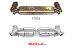 Porsche 991 Turbo SOUL Competition X-Pipe Exhaust System