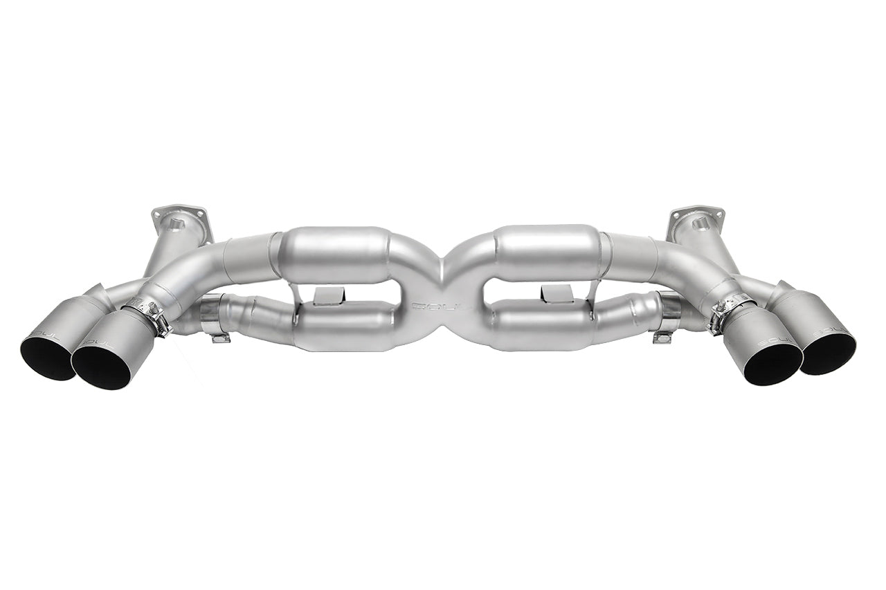 Porsche 991 Turbo SOUL Competition X-Pipe Exhaust System Secondary image