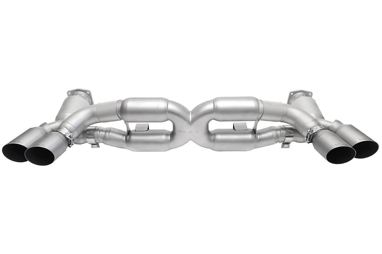 Porsche 991 Turbo SOUL Sport X-Pipe Exhaust System Secondary image
