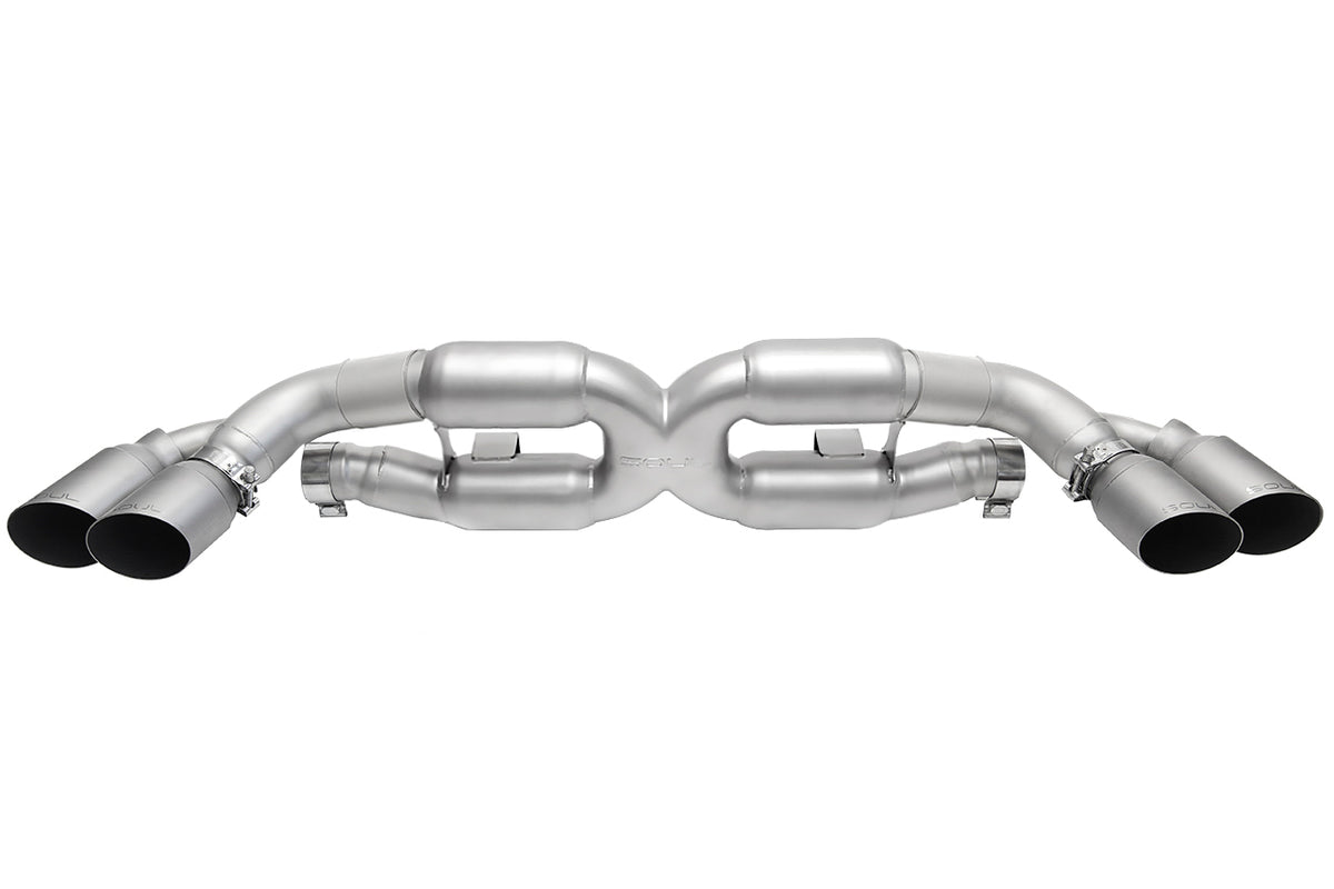 Porsche 991 Turbo SOUL X-Pipe Exhaust Main image