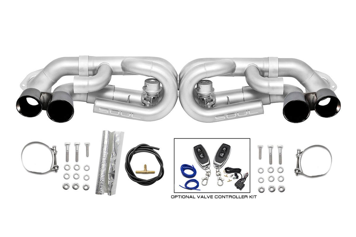 Porsche 991.1 Base with PSE / S / GTS Carrera SOUL Valved Performance Exhaust System