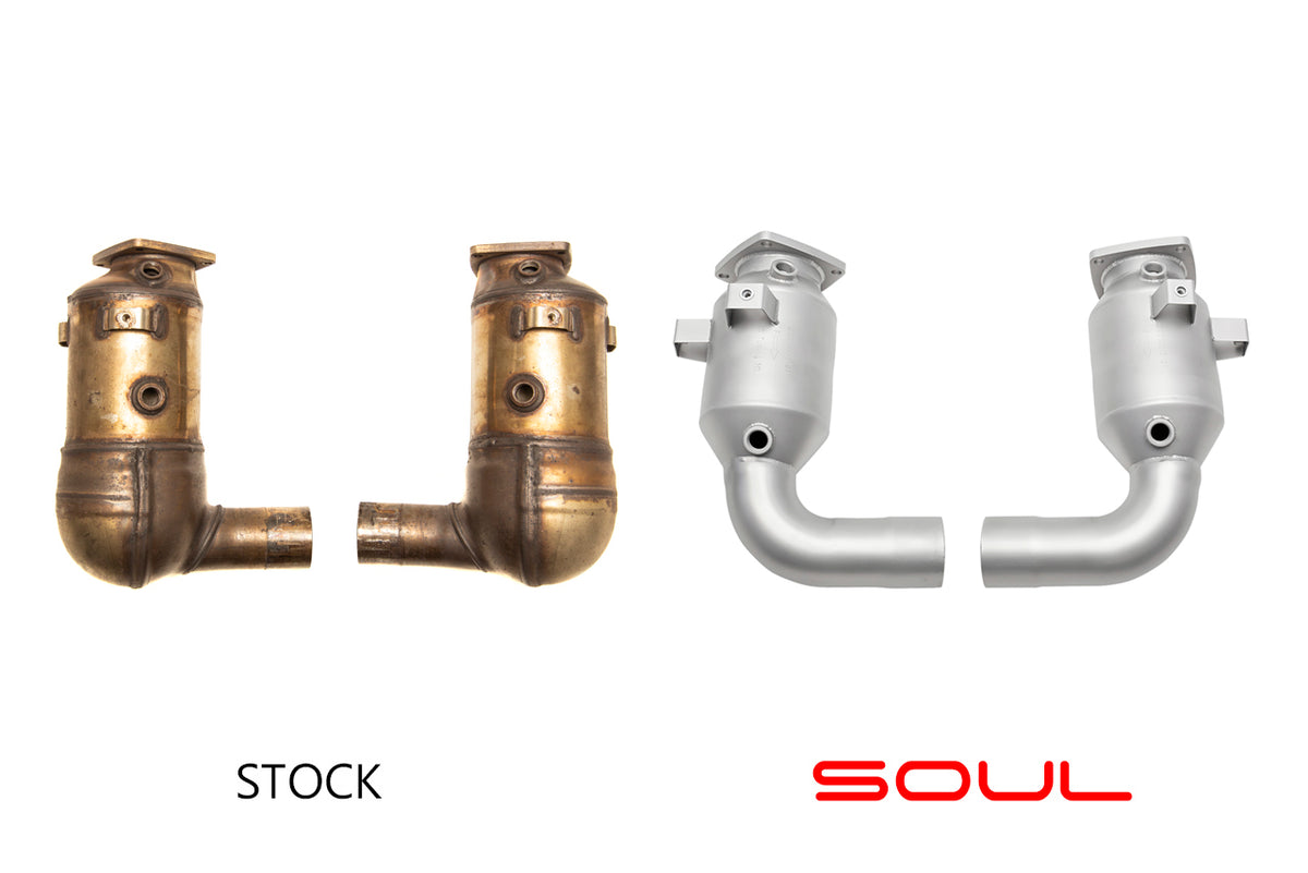 Porsche 991.2 Carrera Base / S (without PSE) SOUL Sport Catalytic Converters