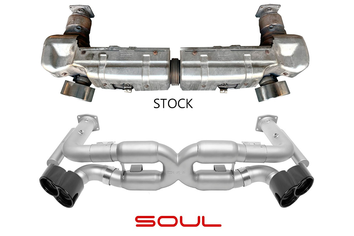 Porsche 996 Turbo Competition X-Pipe Exhaust System
