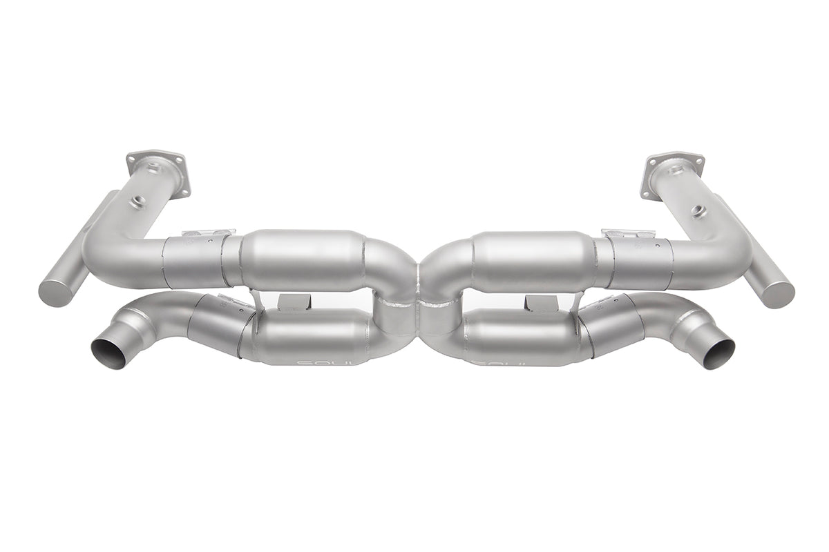 Porsche 996 GT2 SOUL Competition X-Pipe Exhaust System Main image