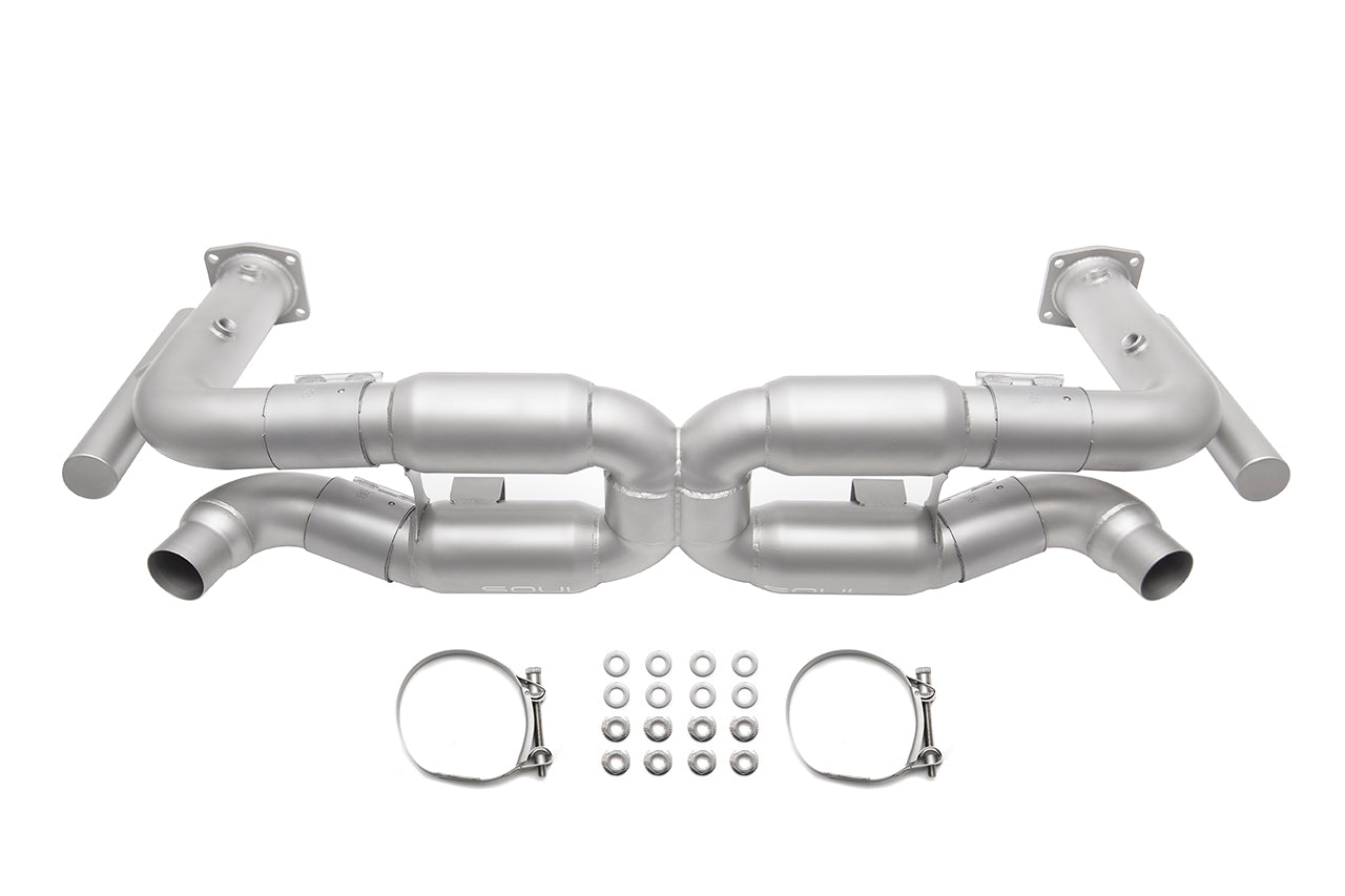 Porsche 996 GT2 SOUL Competition X-Pipe Exhaust System Secondary image