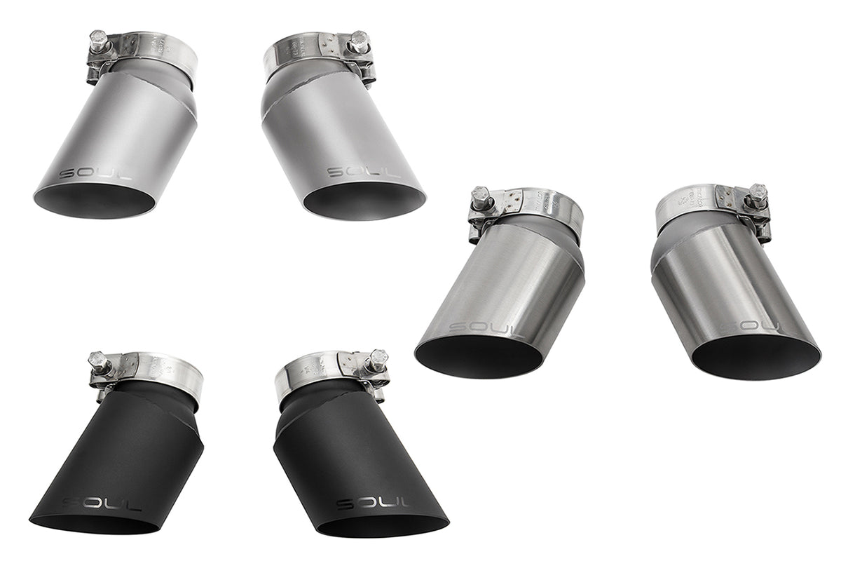 Porsche 997.1 Turbo GT2 Style Bolt On Exhaust Tips