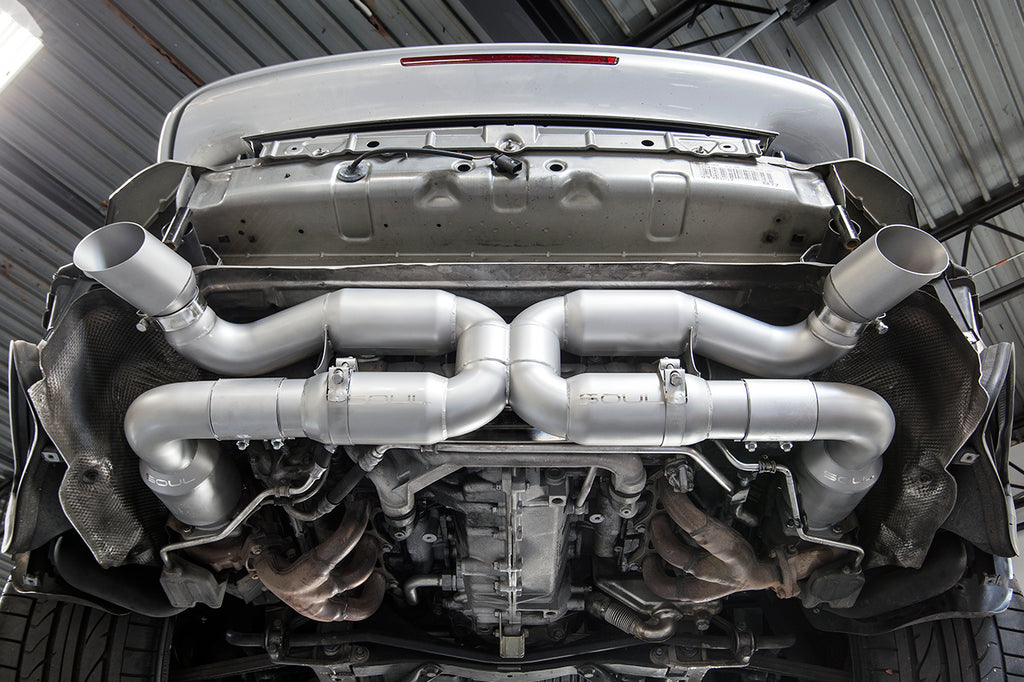 Porsche 997.1 Turbo Sport X-Pipe Exhaust System