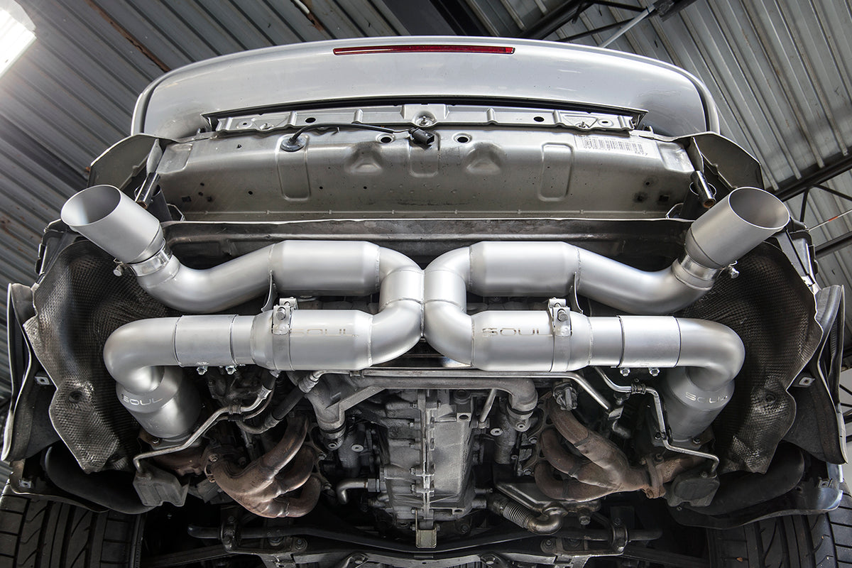 Porsche 997.1 Turbo Sport X-Pipe Exhaust System