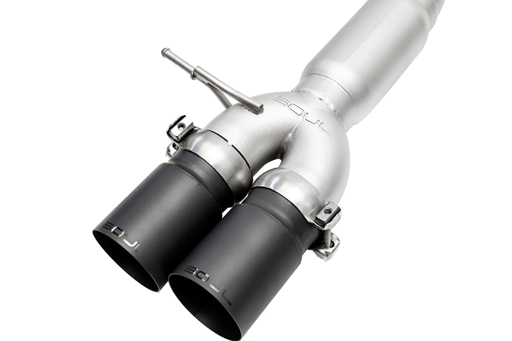 BMW F10 M5 SOUL Resonated Muffler Bypass Exhaust