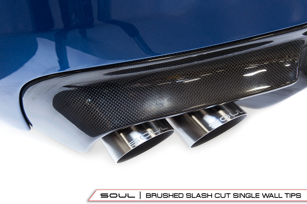 BMW F10 M5 SOUL Resonated Muffler Bypass Exhaust