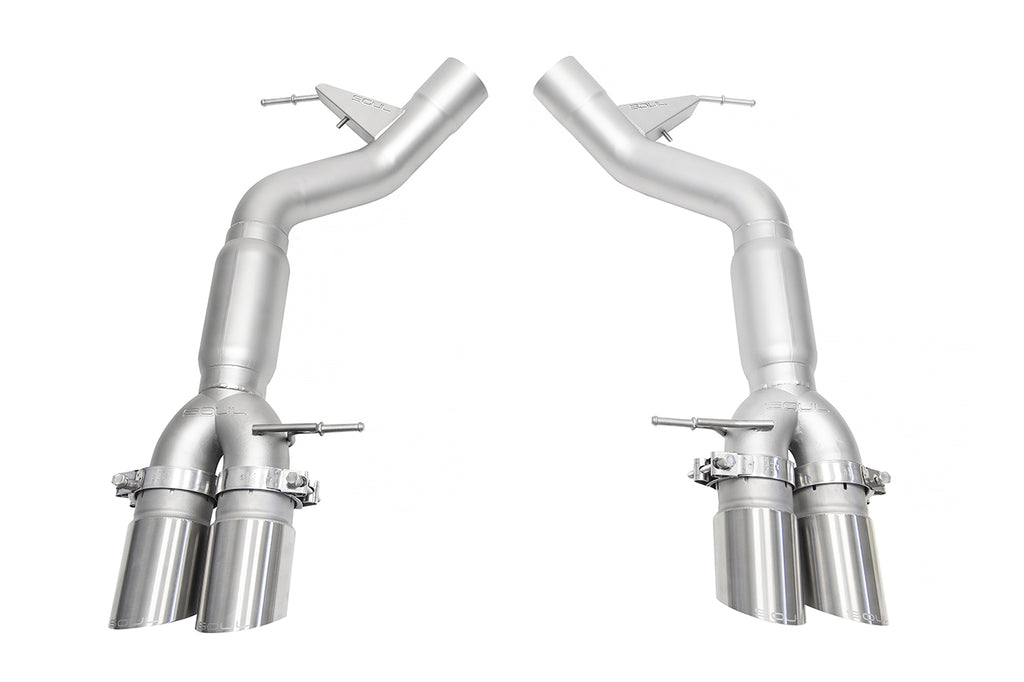 BMW F10 M5 SOUL Resonated Muffler Bypass Exhaust