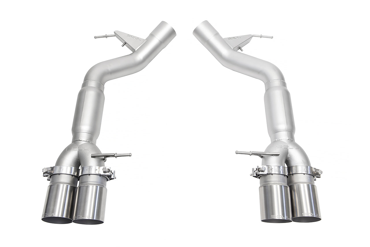 BMW F10 M5 SOUL Resonated Muffler Bypass Exhaust Secondary image