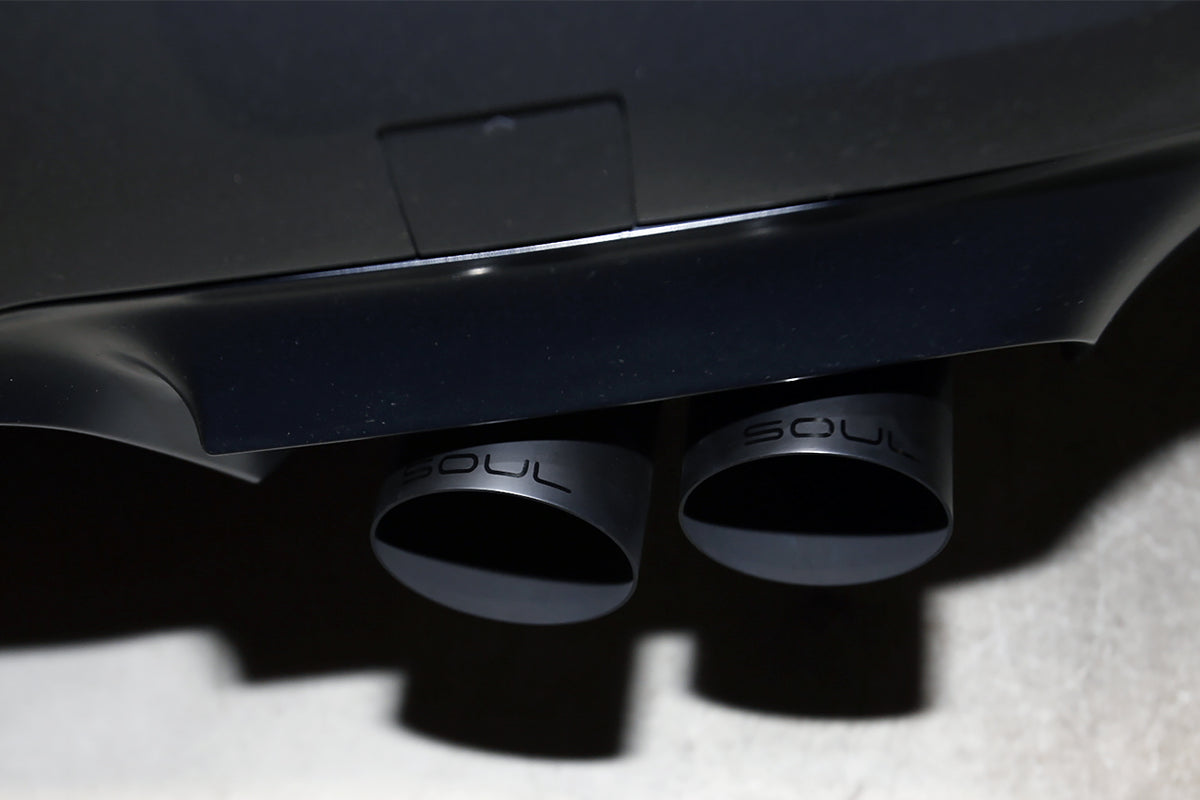 BMW F10 M5 SOUL Resonated Muffler Bypass Exhaust