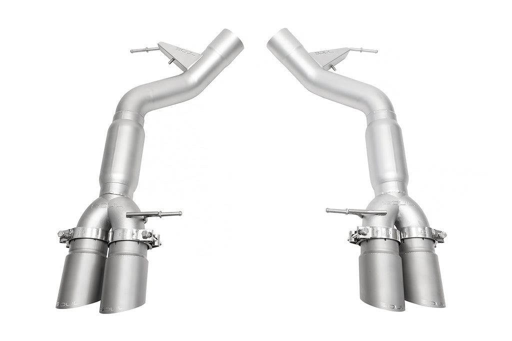 BMW F10 M5 SOUL Resonated Muffler Bypass Exhaust