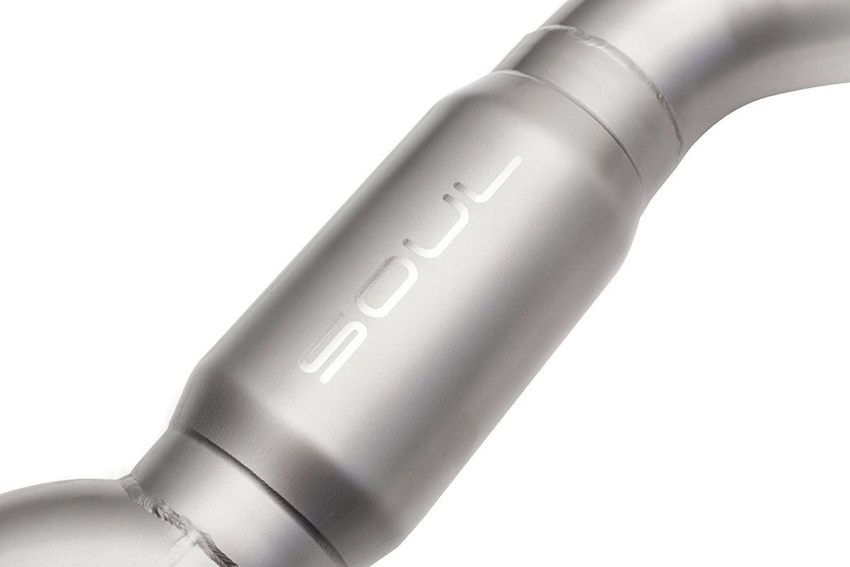 BMW F10 M5 SOUL Resonated Muffler Bypass Exhaust