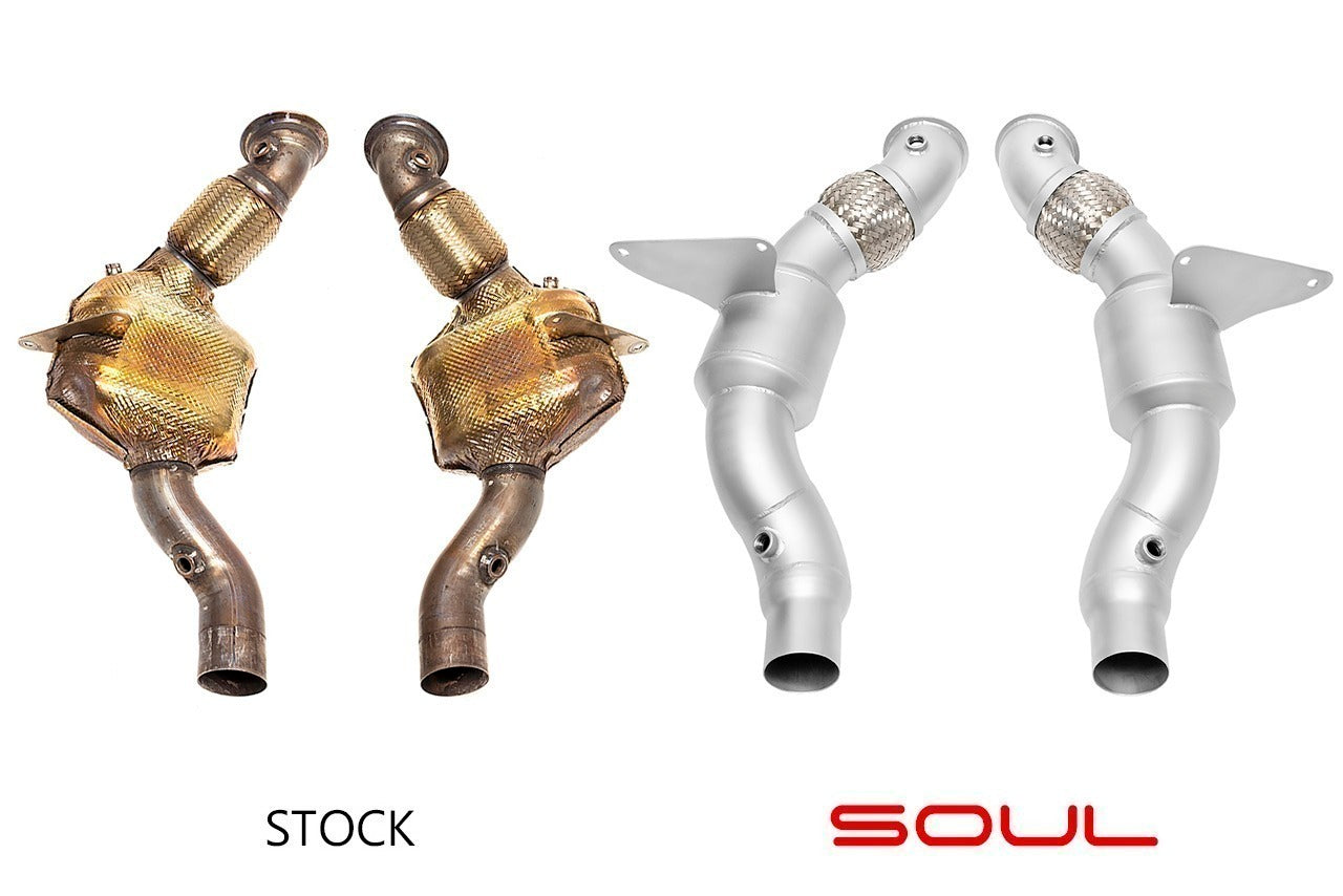 Ferrari 488 / Pista SOUL Sport Catalytic Converters Secondary image