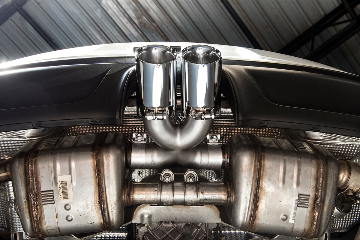 Porsche 718 Boxster / Cayman SOUL Bolt-On X-Pipe With Tips