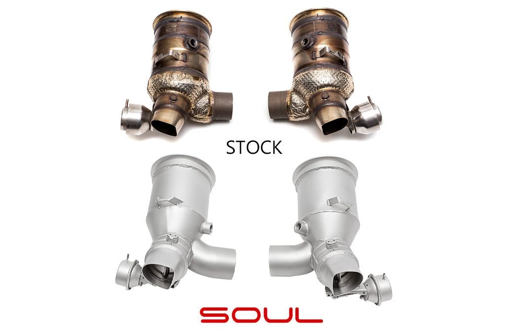 Porsche 991.2 GT2 RS SOUL Cat Bypass Pipes