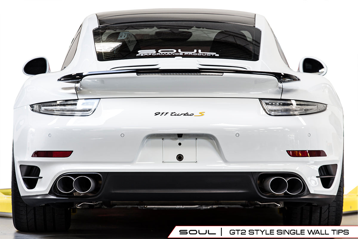 Porsche 991 Turbo SOUL Sport X-Pipe Exhaust System