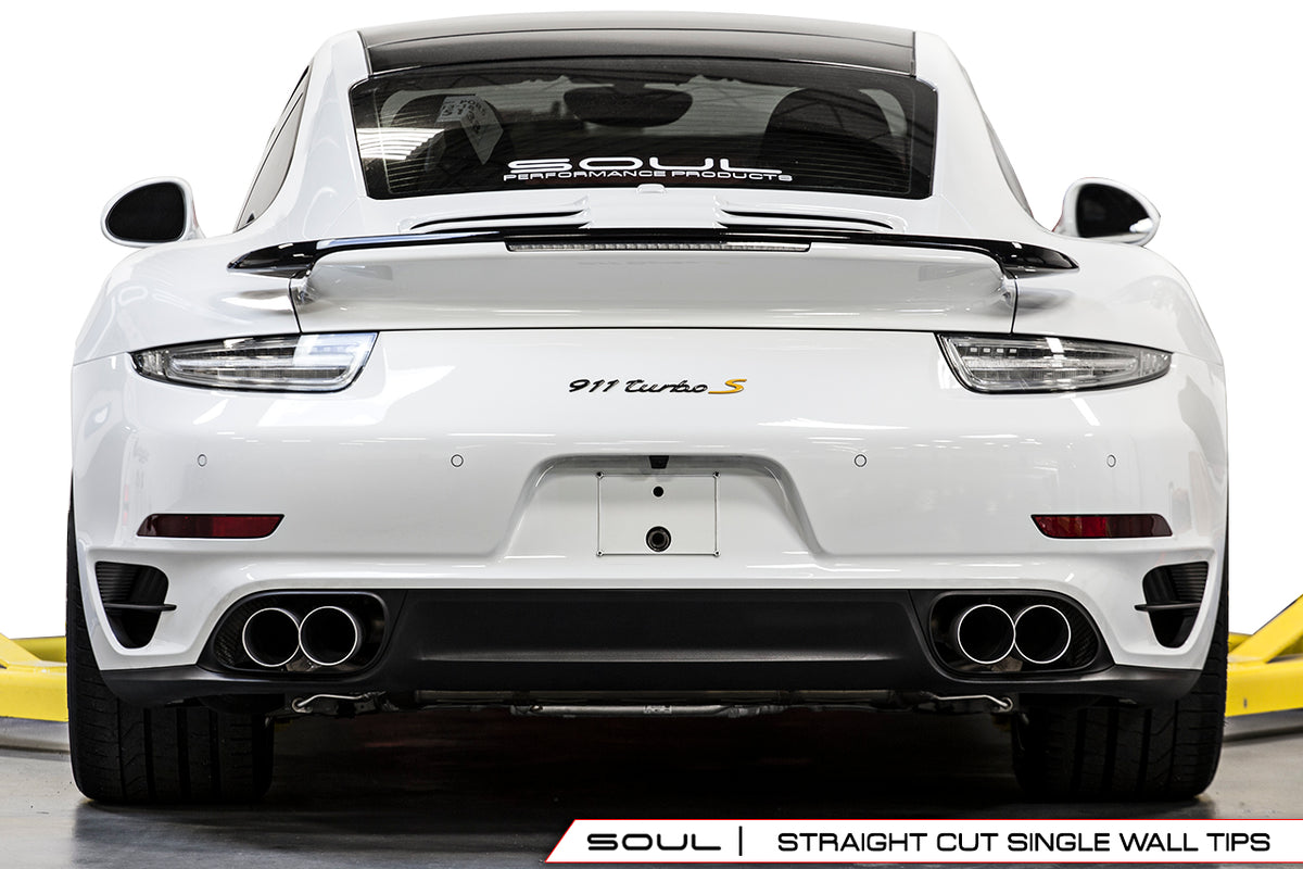 Porsche 991 Turbo SOUL Sport X-Pipe Exhaust System