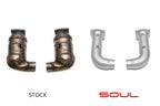 Porsche 991 Turbo SOUL Cat Bypass Pipes
