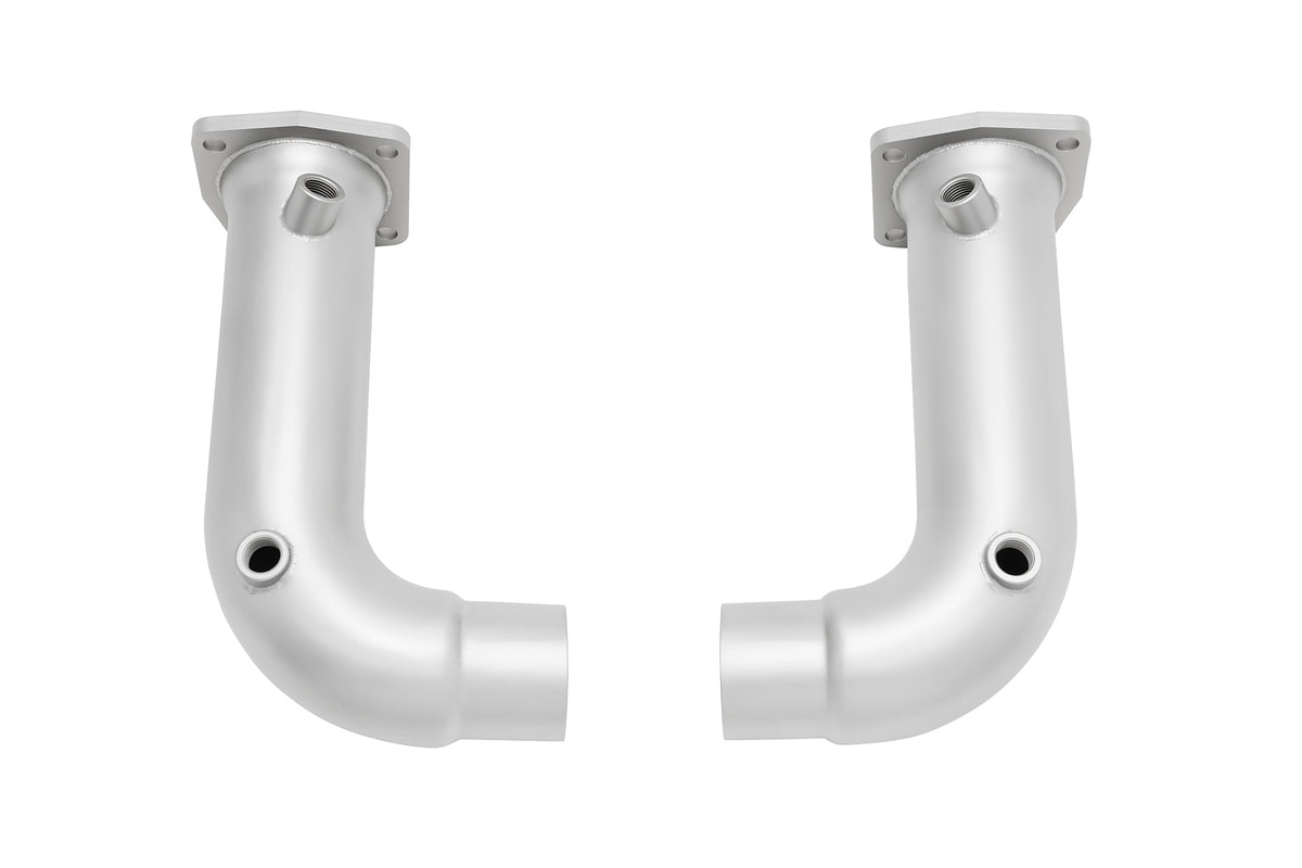 Porsche 991 Turbo SOUL Cat Bypass Pipes Main image
