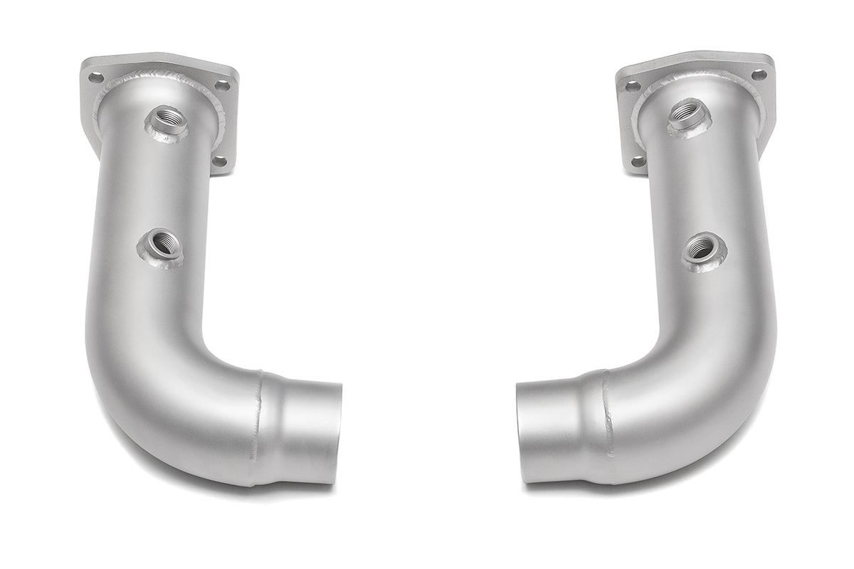 Porsche 997.2 Turbo SOUL Cat Bypass Pipes Main image