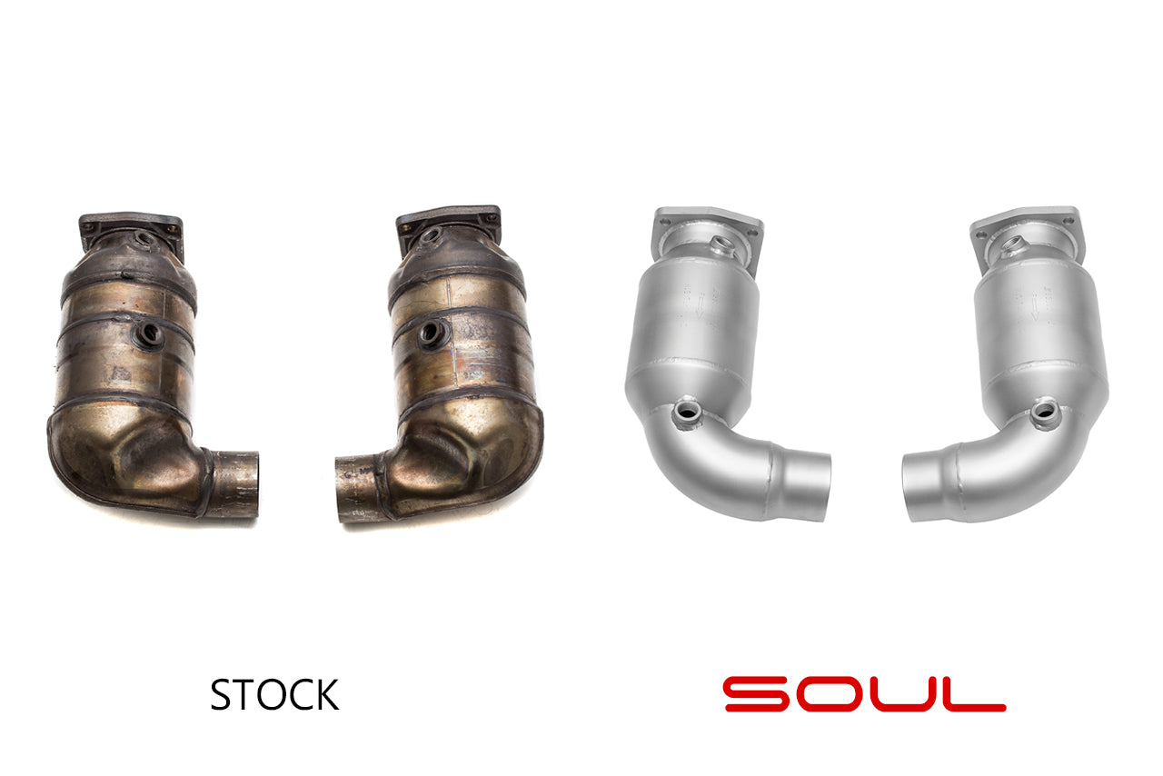Porsche 997.2 Turbo SOUL Sport Catalytic Converters Secondary image