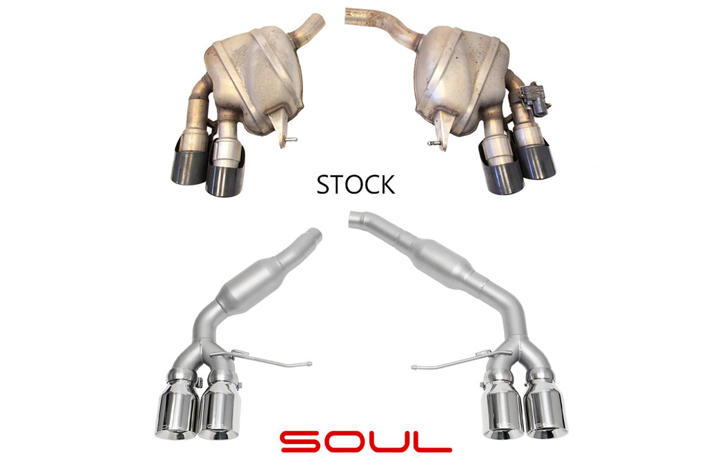 Porsche Macan 2.0T SOUL Resonated Muffler Bypass Exhaust