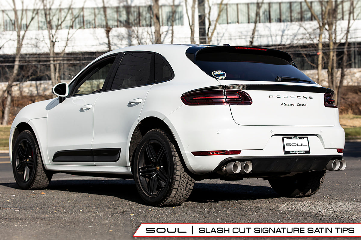 Porsche Macan 2.0T SOUL Resonated Muffler Bypass Exhaust