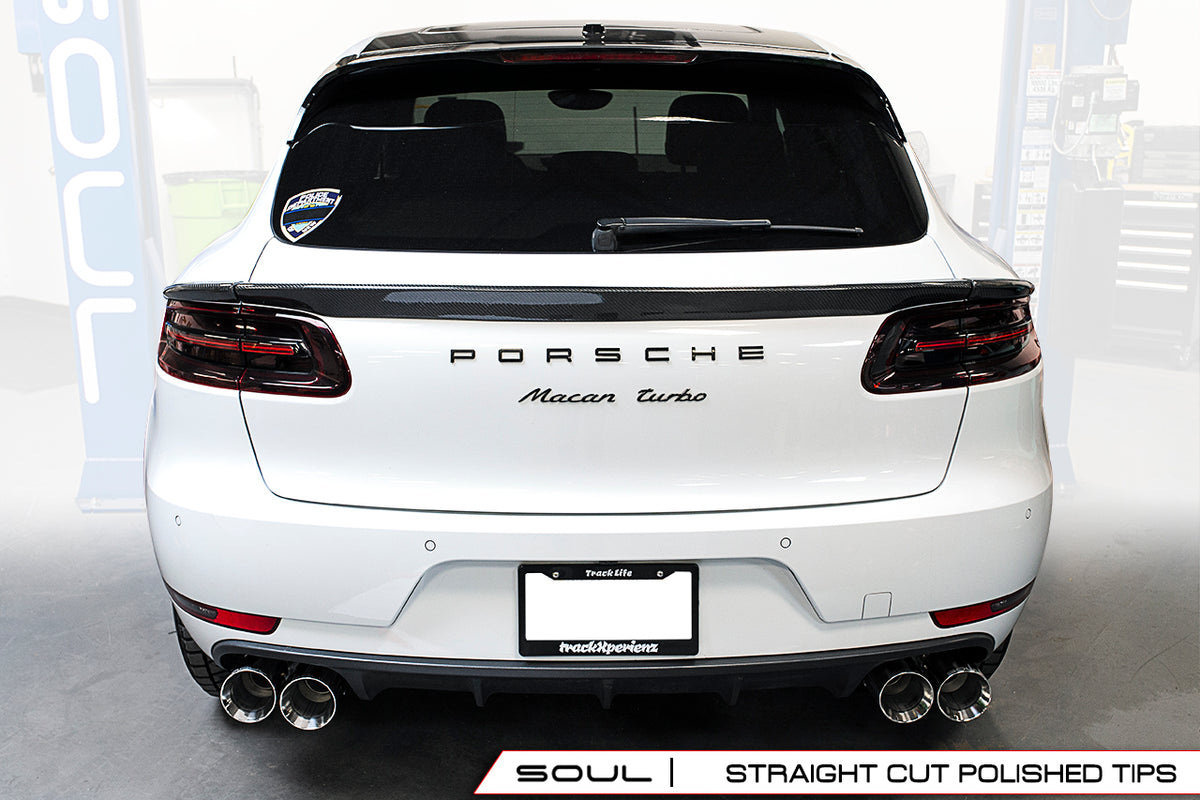 Porsche Macan 2.0T SOUL Resonated Muffler Bypass Exhaust