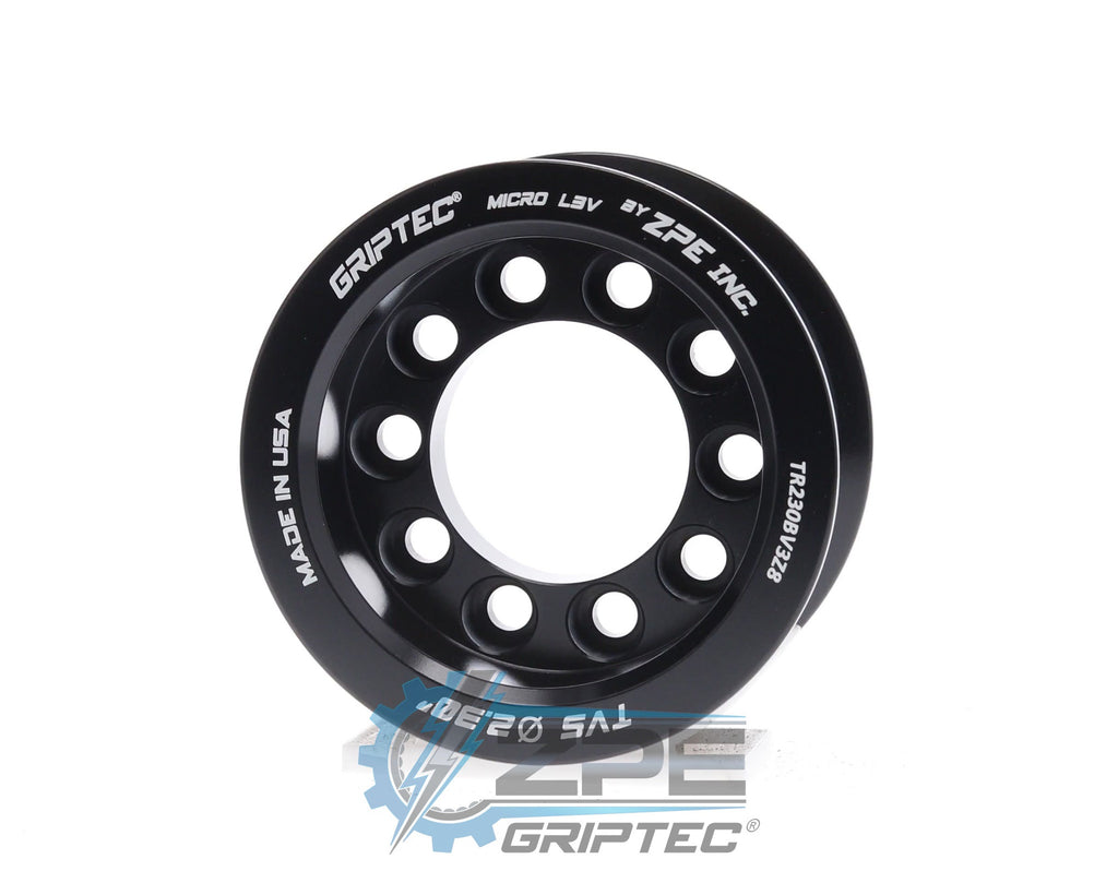 ZPE GripTec® 2pc TRD Tundra 8 Rib Supercharger Pulley