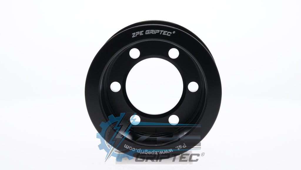 2.80" 8 Rib ZPE GripTec® 2pc TorqStorm Standard L3 Black Pulley Only