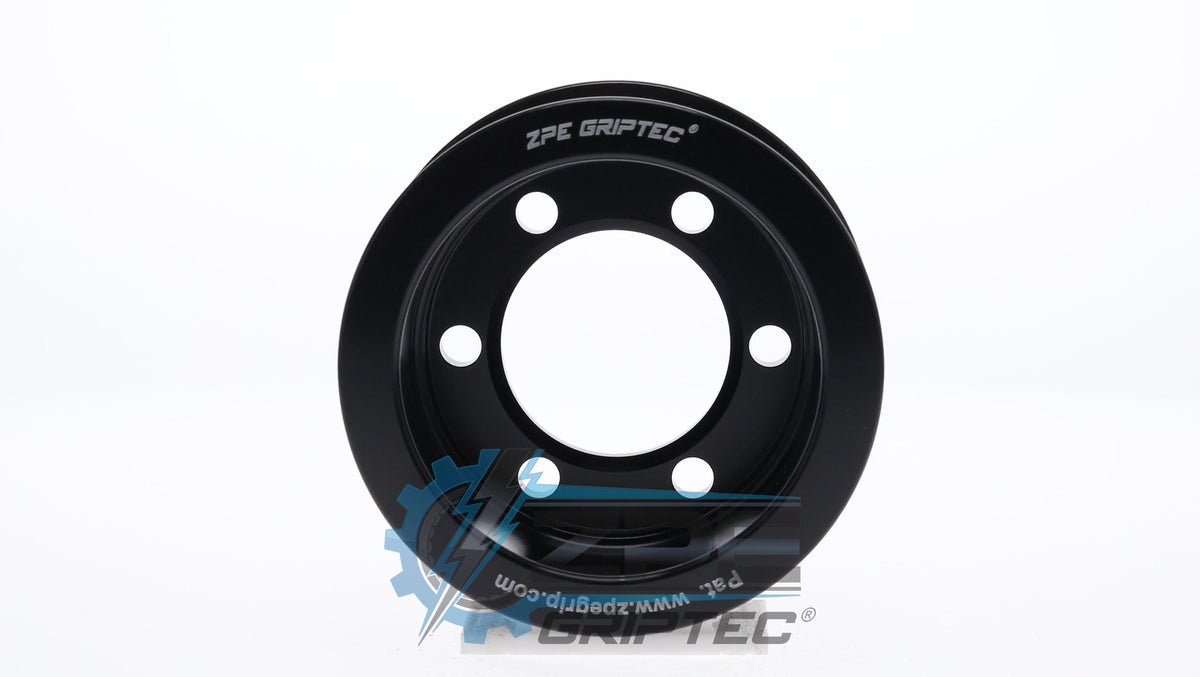 2.80" 8 Rib ZPE GripTec® 2pc TorqStorm Standard L3 Black Pulley Only