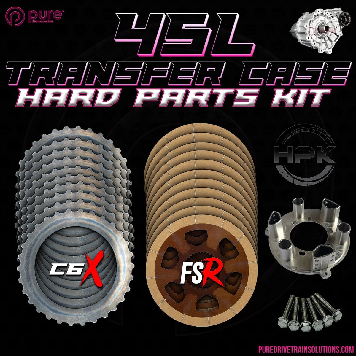 45L Transfer Case - Hard Parts Kit