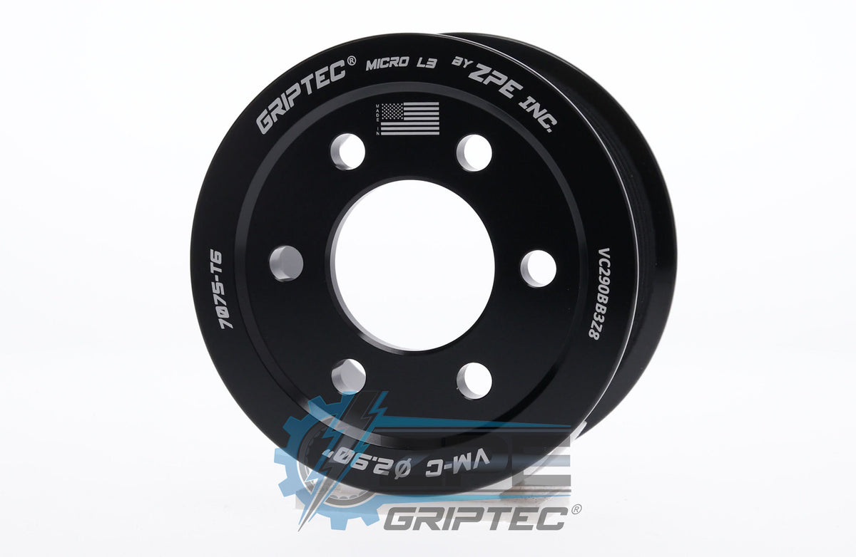 ZPE GripTec® 2pc VMP 03-04 Cobra 8 Rib Supercharger Pulley
