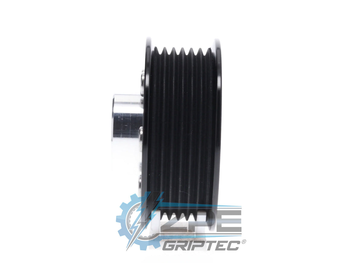 2.75" 6 Rib ZPE GripTec® 2pc Vortech YSi/JT/V3 L3 Black Pulley & Hub Kit