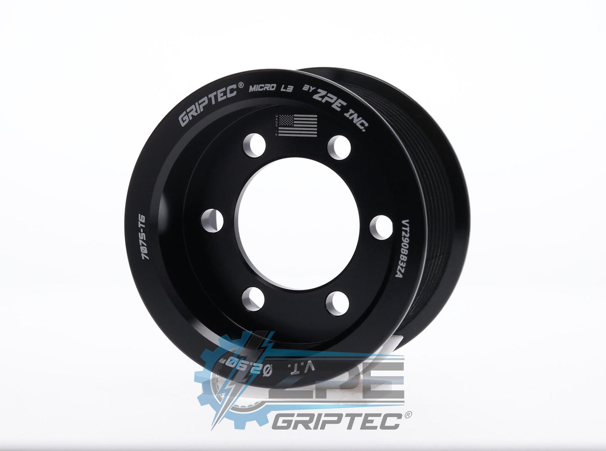 ZPE GripTec® 2pc Vortech YSi/JT/V3 10 Rib Supercharger Pulley