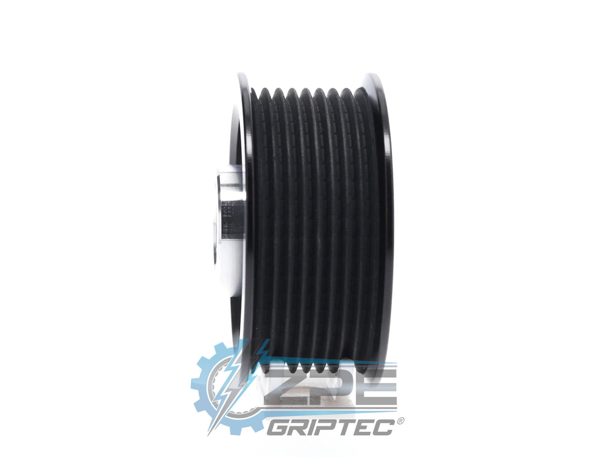 2.95" 8 Rib ZPE GripTec® 2pc Vortech YSi/JT/V3 L3 Black Pulley & Hub Kit