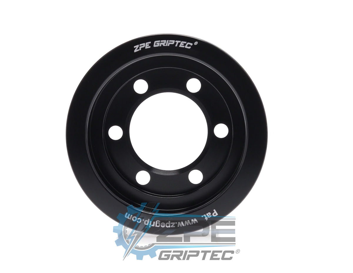 3.12" 8 Rib ZPE GripTec® 2pc Vortech YSi/JT/V3 L3 Black Pulley Only