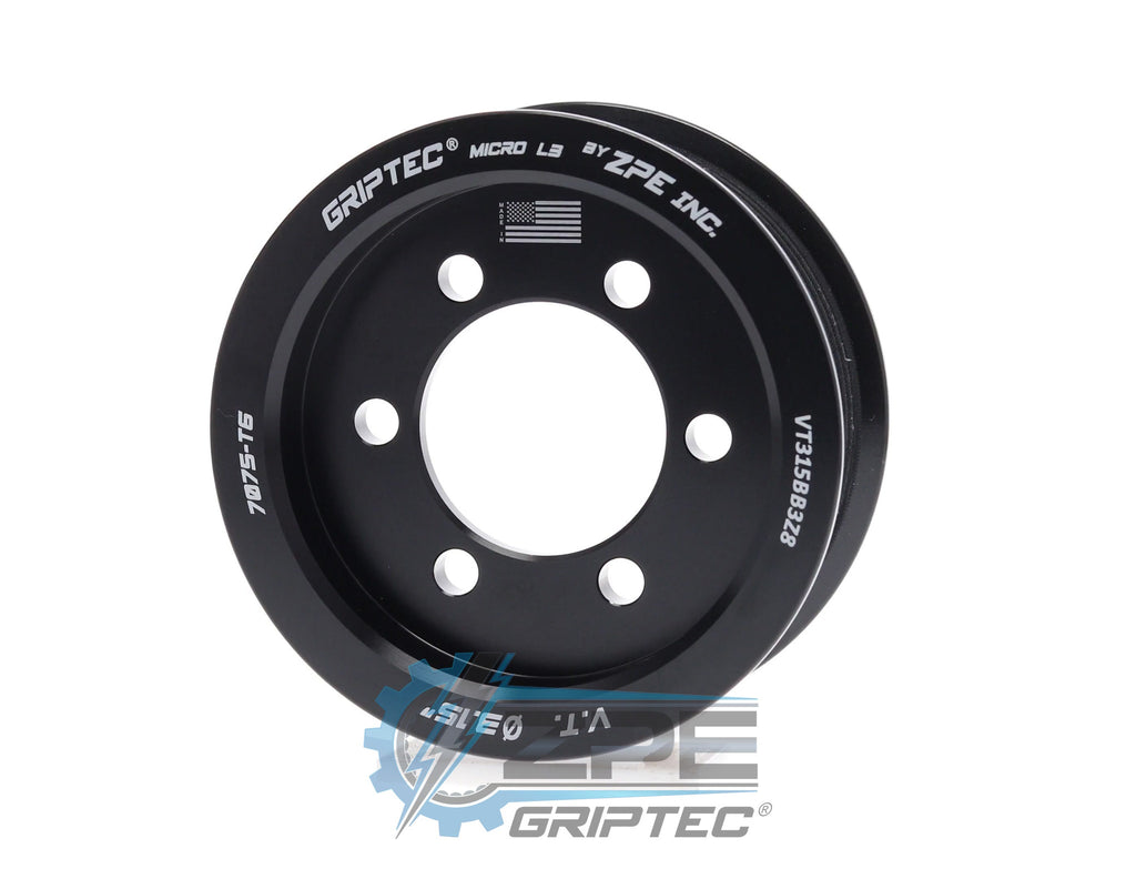 ZPE GripTec® 2pc Vortech YSi/JT/V3 8 Rib Supercharger Pulley