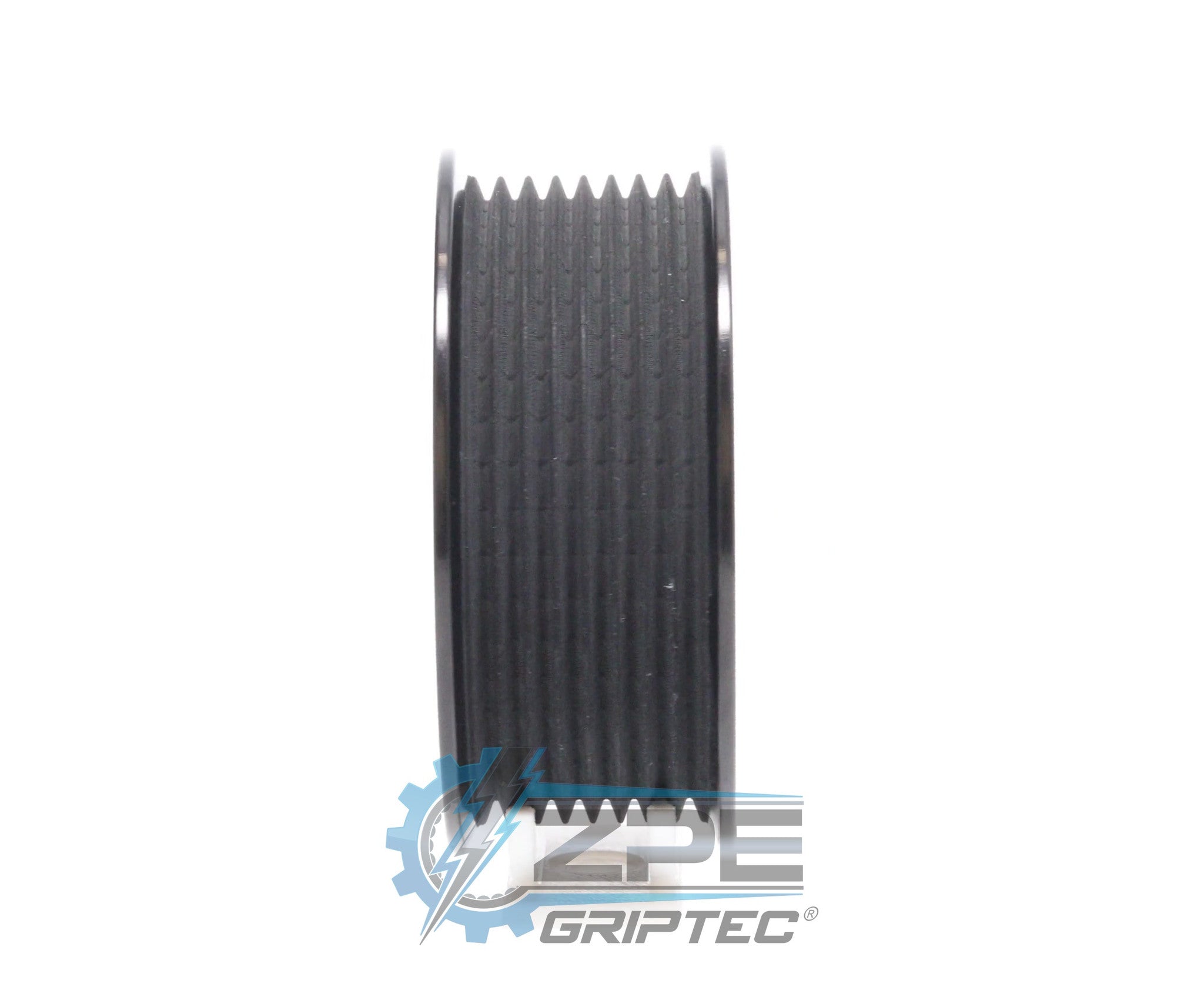 3.30" 8 Rib ZPE GripTec® 2pc Vortech YSi/JT/V3 L3 Black Pulley Only Secondary image