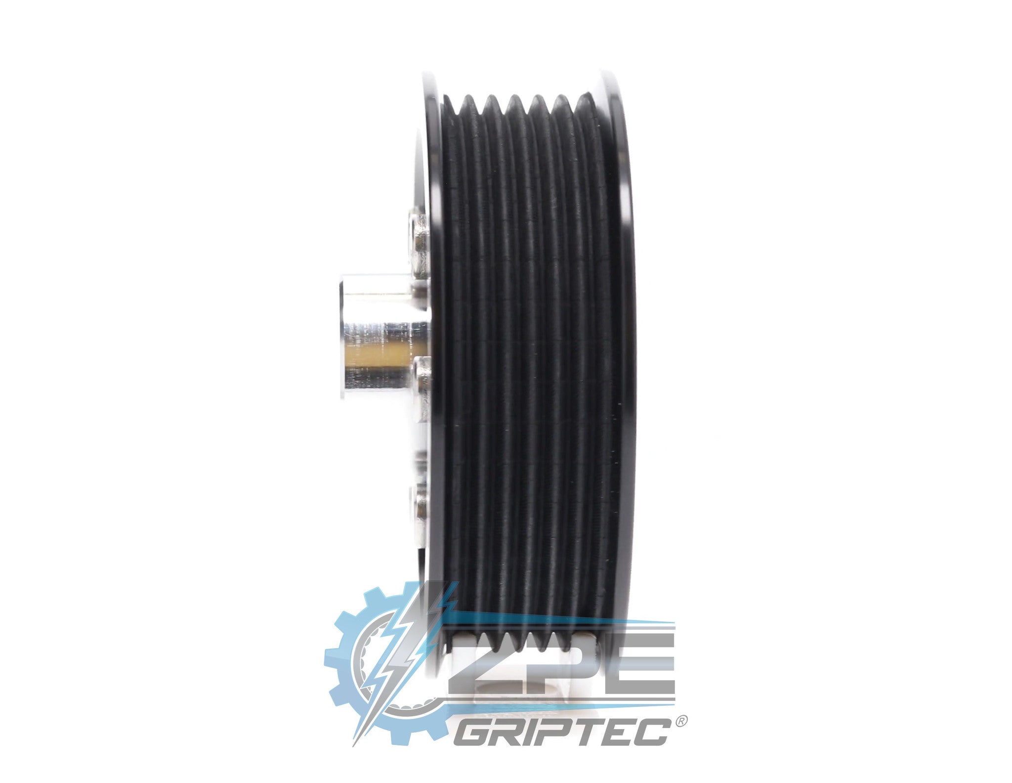3.375" 6 Rib ZPE GripTec® 2pc Vortech YSi/JT/V3 L3 Black Pulley & Hub Kit Secondary image