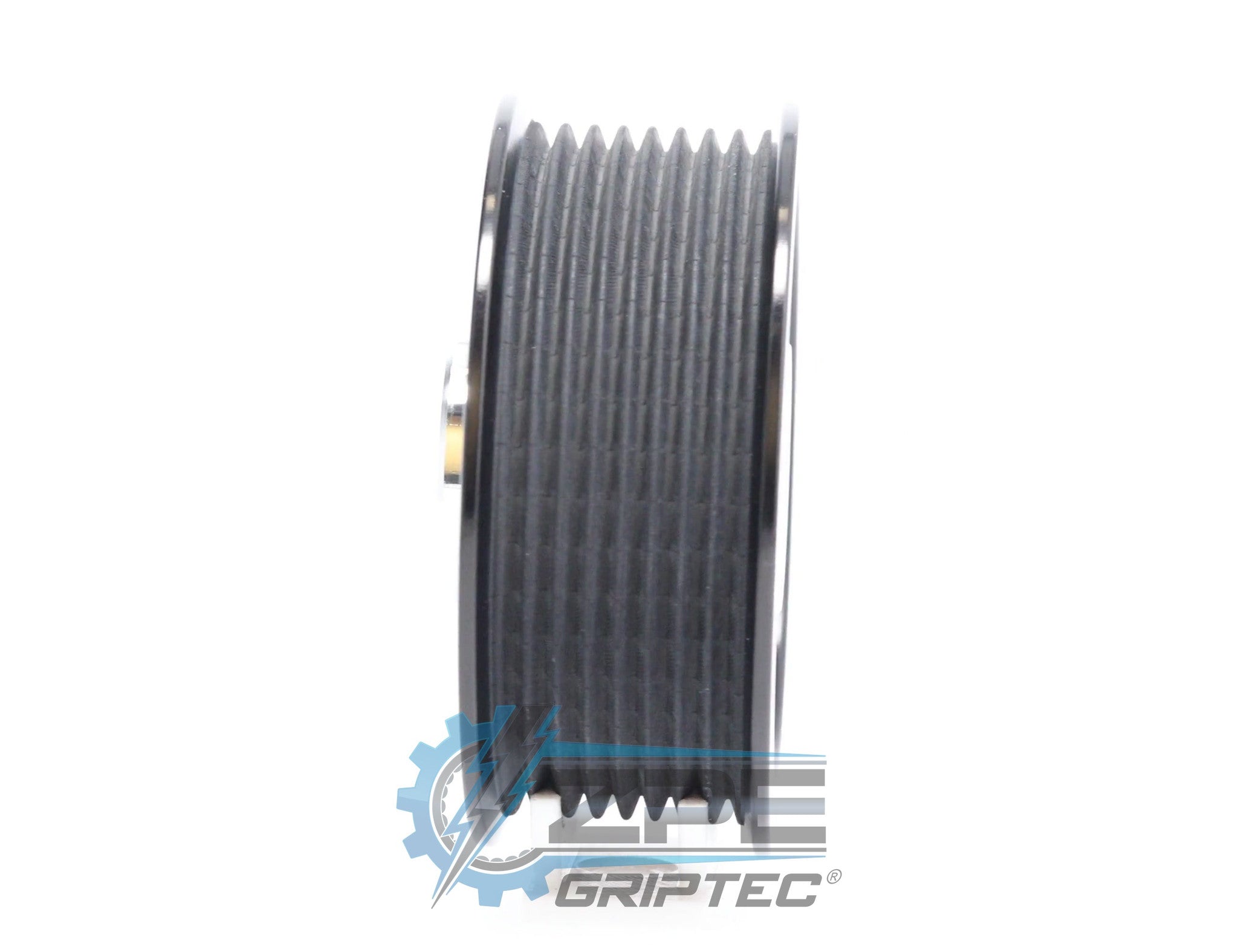 3.375" 8 Rib ZPE GripTec® 2pc Vortech YSi/JT/V3 L3 Black Pulley & Hub Kit Secondary image
