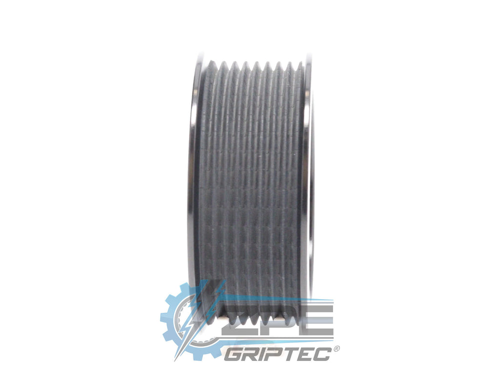 3.375" 8 Rib ZPE GripTec® 2pc Vortech YSi/JT/V3 L3 Black Pulley Only