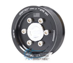 3.40" 8 Rib ZPE GripTec® 2pc Vortech YSi/JT/V3 L3 Black Pulley & Hub Kit