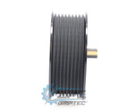 3.40" 8 Rib ZPE GripTec® 2pc Vortech YSi/JT/V3 L3 Black Pulley & Hub Kit