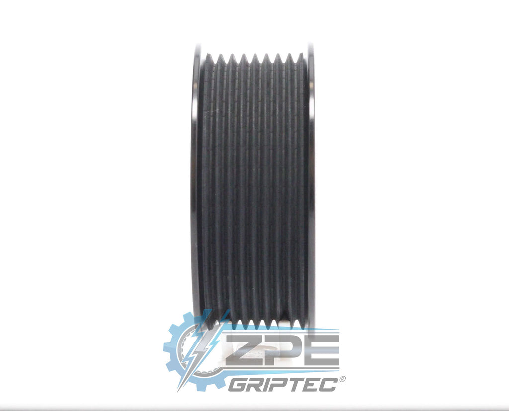 3.40" 8 Rib ZPE GripTec® 2pc Vortech YSi/JT/V3 L3 Black Pulley Only